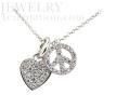 collier peace and love